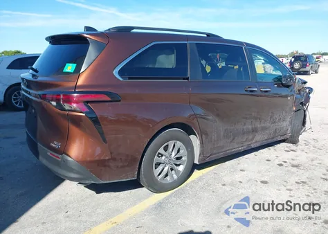 2022 Toyota Sienna Xle from USA, damaged, VIN 5TDYRKECXNS122926